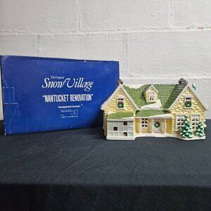 Department 56 Original Snow Village - 54410 Nantucket Renovation 1993 *LIMITED*